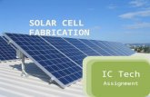 Fabrication of solar cell