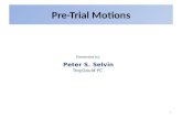 Selvin_Pre-trial Motions