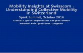 Mobility insights at Swisscom - Understanding collective mobility in Switzerland