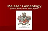 Meisser genealogy