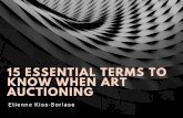 15 Essential Terms to Know When Art Auctioning