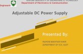 Adjustable/Regulated DC Power Supply
