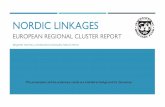 Nordic linkages, European Regional Cluster Report (redacted version)
