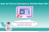 How to Find an Emergency Dentist Near Me