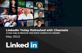 Refreshed LinkedIn Today: Discover Content in Channels