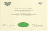 BA Hons Financial Services Certificate and Transcript