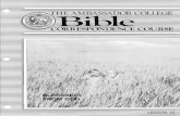 Bible Correspondence Course 16