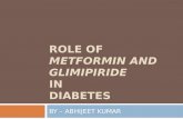Role of Metformin & Glilipiride in Diabetes