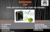 Gps interface in gsm network