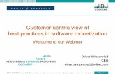 Customer Centric View of Best Practices in Software Monetization