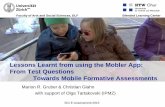 Lessons learnt from using the Mobler App