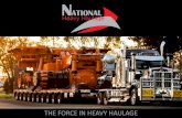 National Heavy Haulage. The Force in Heavy Haulage.