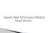 Web performance Speed matters