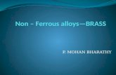 Non-Ferrous Alloys - Brass
