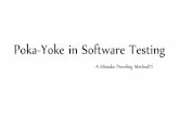 Poka-Yoke in Software Testing