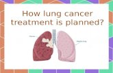 How lung cancer treatment is planned