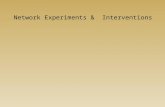 11 Network Experiments and Interventions