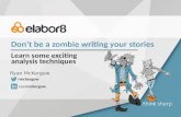 Don't be a zombie writing your stories - Brisbane BA Meetup - 14-06-2016