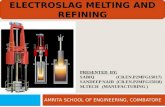 Electroslag melting and refining