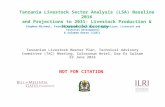 Tanzania Livestock Sector Analysis: Livestock Production & Household Economy