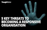 5 key Threats to Becoming a Responsive Organisation
