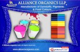 Dyes for Soap And Detergent by Alliance Organics LLP. Mumbai