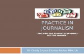 Media practice in journalism