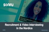 Video Interviewing in the Nordics