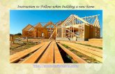 Steffy homes -  Rules to Kept in Mind when building Homes