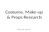 Costume, Make-Up and Prop Research