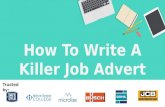 How To Write A Killer Job Advert