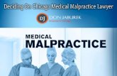 Deciding On Chicago Medical Malpractice Lawyer