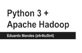 Python 3 + apache hadoop