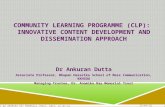 Community Learning Programme (CLP): Innovative content development and dissemination approach