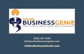Online Business Genie Brand Optimization Service PowerPoint