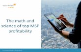 The Math and Science of Top MSP Profitability