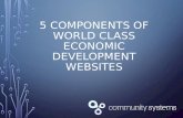 5 Components of World Class Economic Development Websites