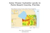 Solar Suitability in Palm Beach County Florida