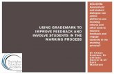 Using GradeMark to improve feedback and involve students in the marking process