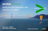 JavaOne 2016 - CON3080 - Testing Java Web Applications with Selenium: A Cookbook