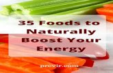 35 Foods to Boost Your Energy