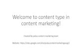 content type in content marketing