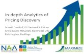 NAA Maximize 2015 - Presentation on In-depth Analytics of Pricing Discovery