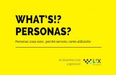 WHAT'S!? PERSONAS?