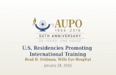 U.S. Residencies Promoting International Training