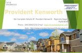 Provident Kenworth - Rajendra Nagar, Hyderabad - Price, Review, Floor Plan - Call @ 04439942525