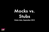 Mocks vs. Stubs