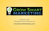 Grow Smart Marketing Brand Establisher PowerPoint
