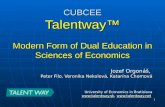 Jozef Orgonáš: TALENTWAY™ – Modern Form of Dual Education in Sciences of Economics