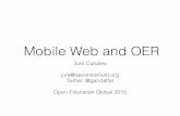Current trends in Mobile Web and what it means for Open Educational Resources